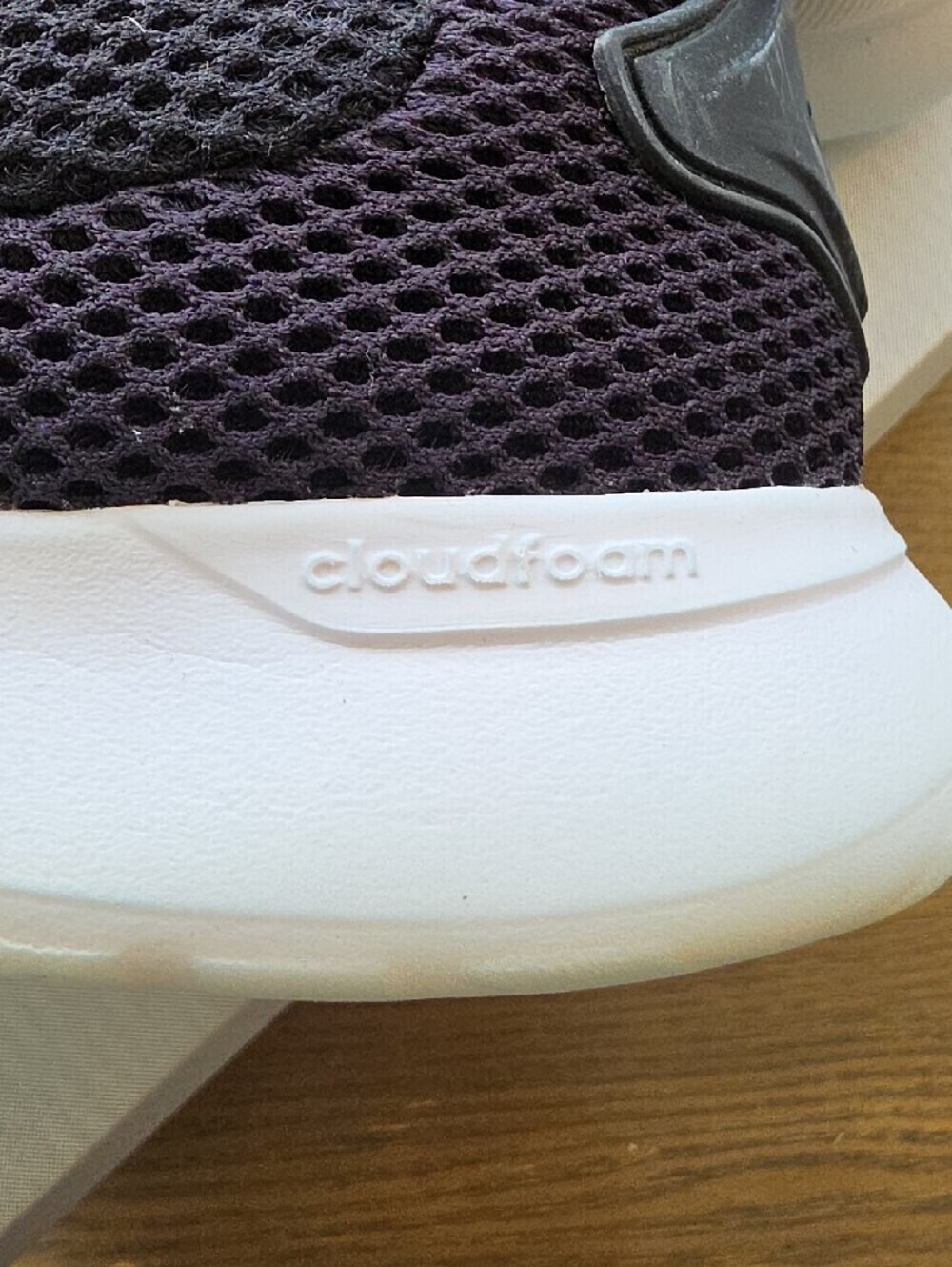 adidas Kids Black and White Slip-On Sneakers - Picture 6 of 8